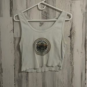 Lucky brand, tank top, cut into a crop top.